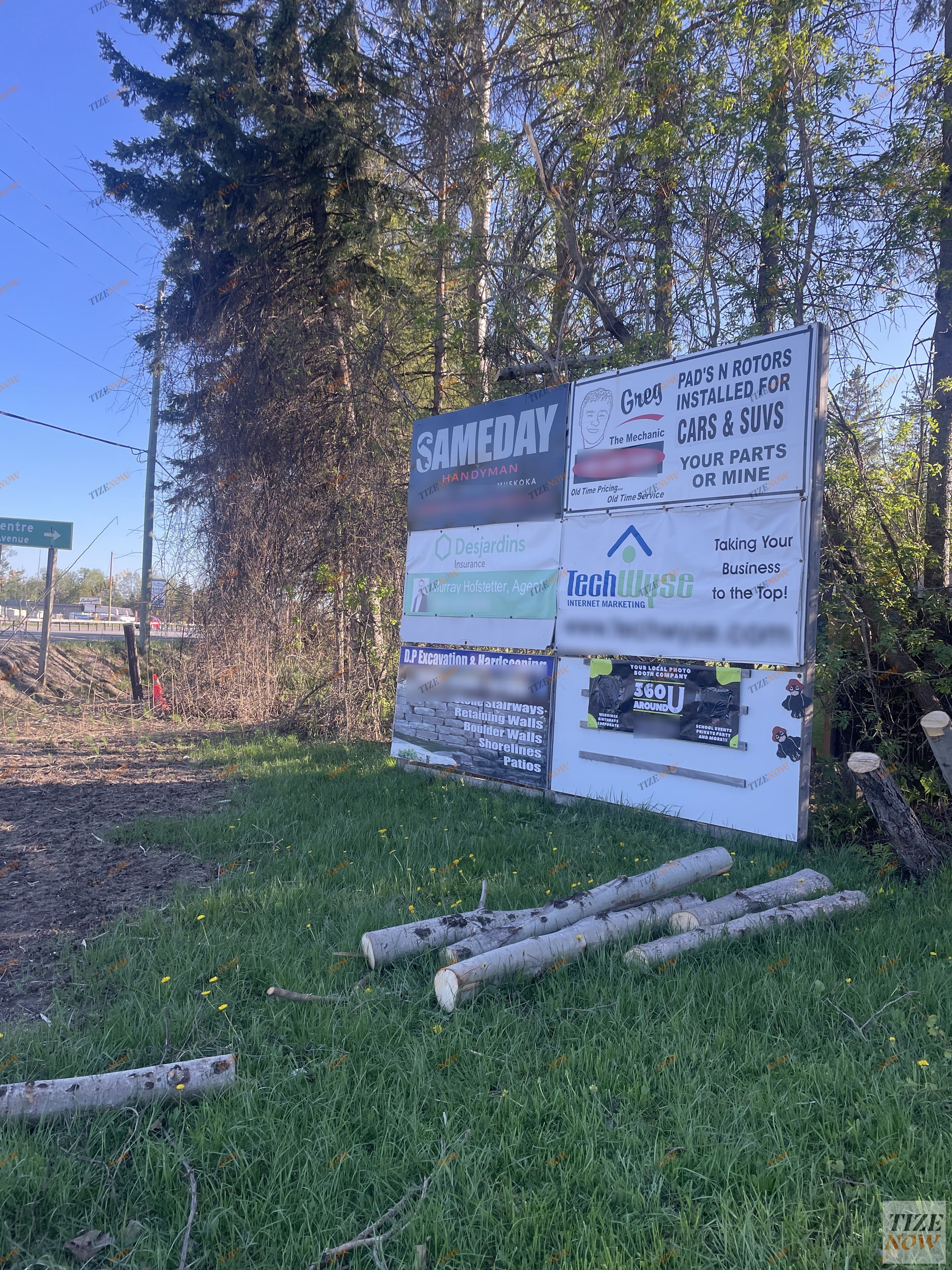 Billboard spot on HWY 11 S